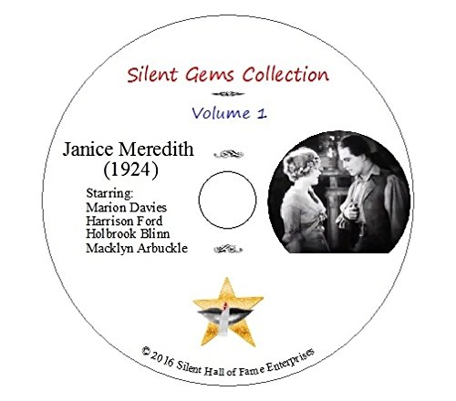 DVD "Janice Meredith" (1924) Marion Davies, Harrison Ford, Classic Silent Drama
