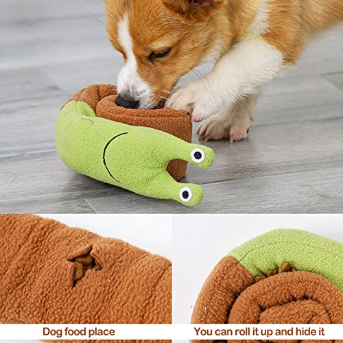 MINSHUXI Hundespielzeug Intelligenz, Puzzle Schnüffeltraining, Backenzähne Bissfest, Doppeltes Spiel, Sicheres und Ungiftiges Material Hund Geburtstagsgeschenk