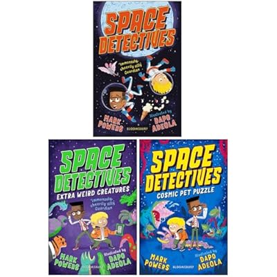 Space Detectives Series 3 Books Collection Set By Mark Powers