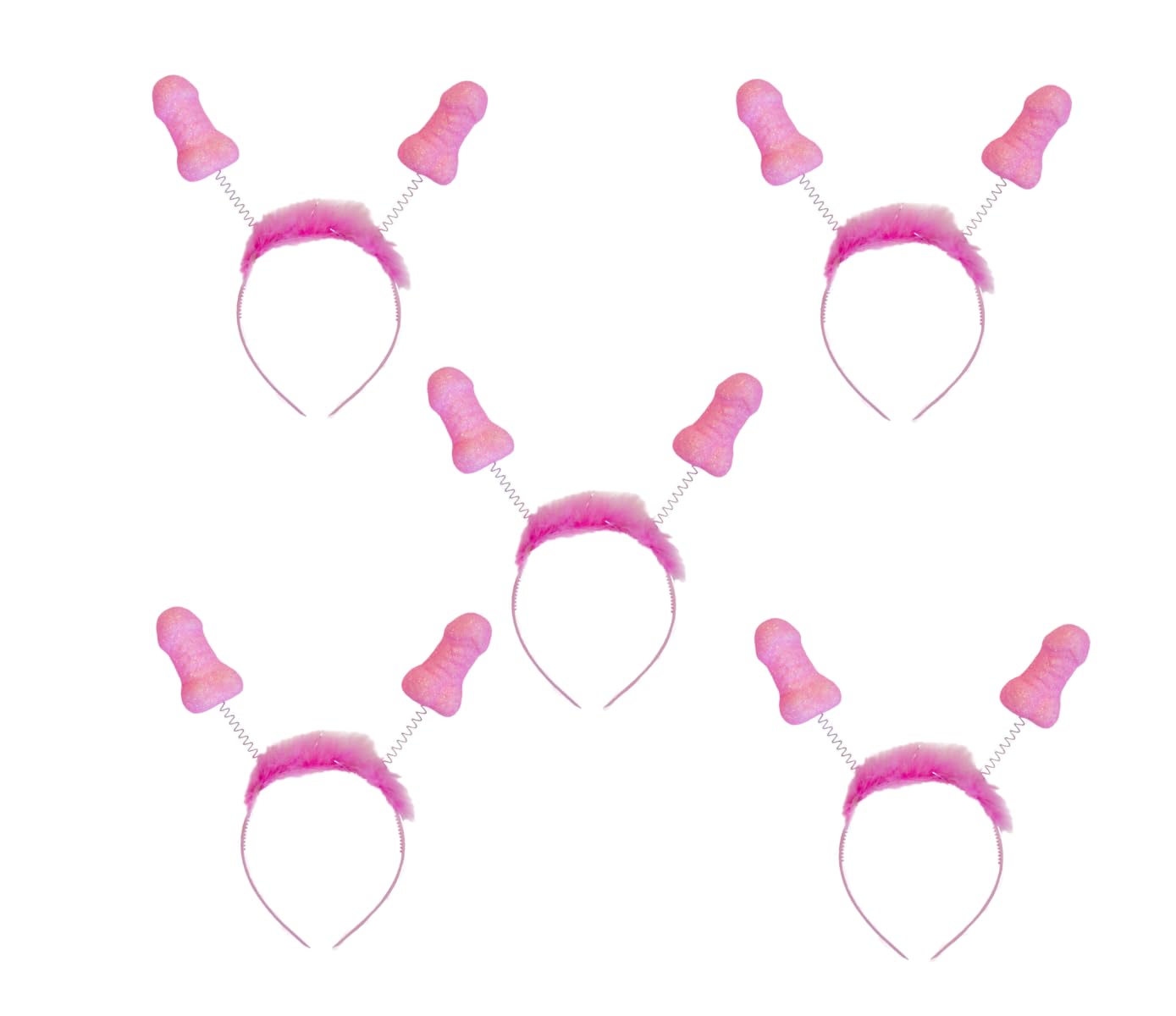 JGA Penis Kopfschmuck rosa | Scherzartikel Junggesellenabschied | Junggesellinnenabschied Haarschmuck Braut | Brautjungfer Deko | Pink Penis Braut | Geschenk Geburtstag | Mädelsabend | Partyabend
