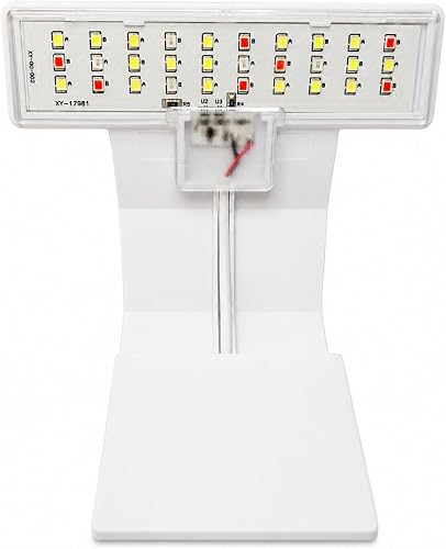 LED Aquarium Light, USB Powered, White, with 3 Built-In Colour Settings for Fish Tank