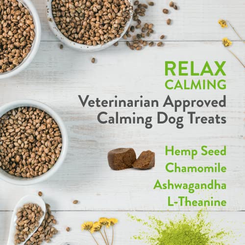 Green Gruff Calming Chews for Dogs - Organic Calming Dog Supplement - Veterinarian Approved - Dog Calming Treats to… - Image 3