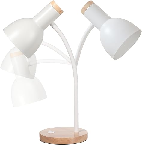 Miniatura 5 de Lámpara de mesa, lámpara de escritorio ajustable de madera, lámpara de dormitorio y lámpara de noche para sala de estar, dormitorio, habitación de