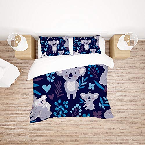 Housse de couette koala et ours pour décorer une chambre d'enfant cocooning - 3