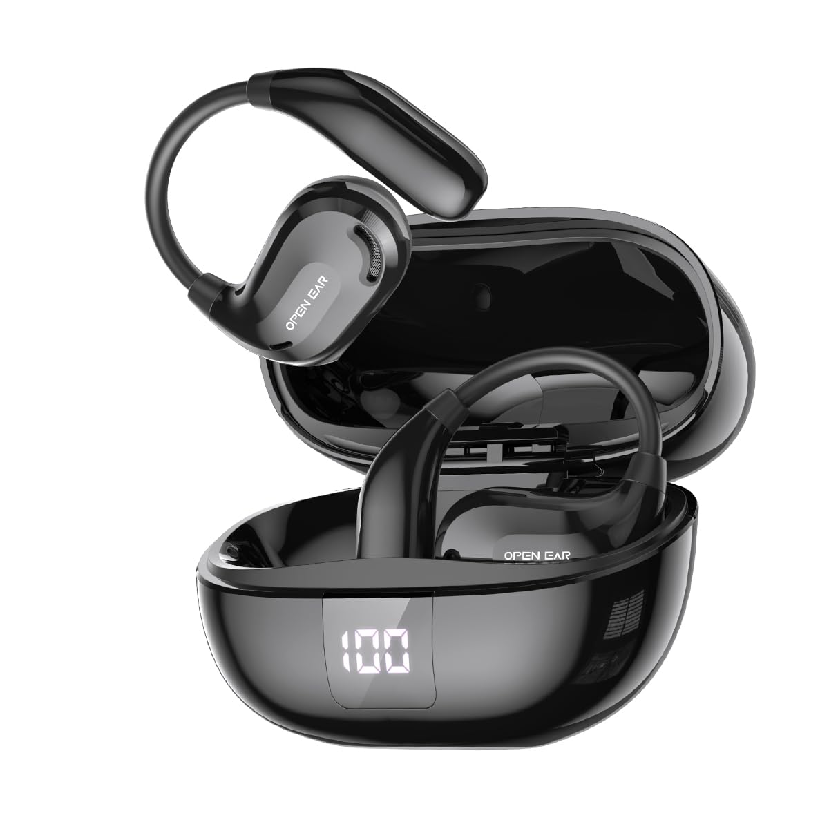 Traduttore 135 Lingue Cuffie Traduttore XP2 AI - 135 Lingue In Tempo Reale, Design Aperto Touch Screen Cuffie Intelligenti Per Viaggi