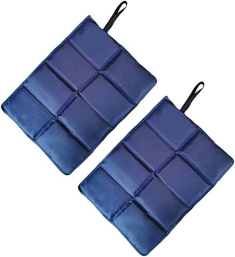 Miniatura 8 de Toddmomy Cojín plegable para exteriores, 4 piezas, cojines de asiento al aire libre, cojín de asiento portátil, impermeable, tapete de picnic,