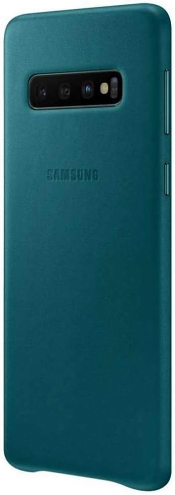 Samsung Protective Leather Cover for Galaxy S10 – Official Galaxy S10 Case – Hardwearing Genuine Leather Phone Case for The Samsung Galaxy S10 - Green