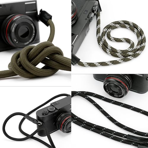 Fluxioxtna Correa de hombro ergonómica de algodón para cámara, acuerdo de marca múltiple, plan acolchado suave para uso prolongado, cinturón de algodón para el cuello de la cámara - imagen 5