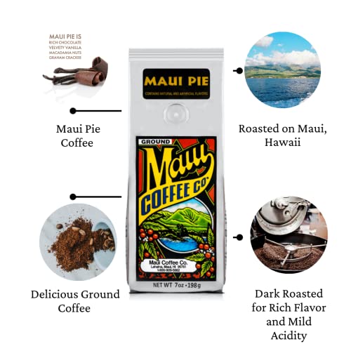 Maui Pie グラウンドコーヒー 198g 3個セット Amazon.com: MAUI COFFEE CO: maui coffee company products