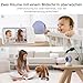 BOIFUN 2K/3MP Babyphone mit Kamera WLAN, Nachtsicht ohne sichtbares Licht, 5 Zoll Video Babyfon mit App, 360° Automatische Verfolgung, Weinen-, Bewegungs- und Geräuscherkennung, Temperaturerkennung