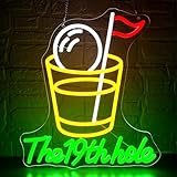 Golf-Neonschild für Wanddekoration, Golf-Neonlicht für Männerhöhle, dimmbares LED-beleuchtetes Schild für Kurs, Fitnessstudio, Club, Schlafzimmer, Park, Party, Club, Dekoration, Geburtstagsgeschenke