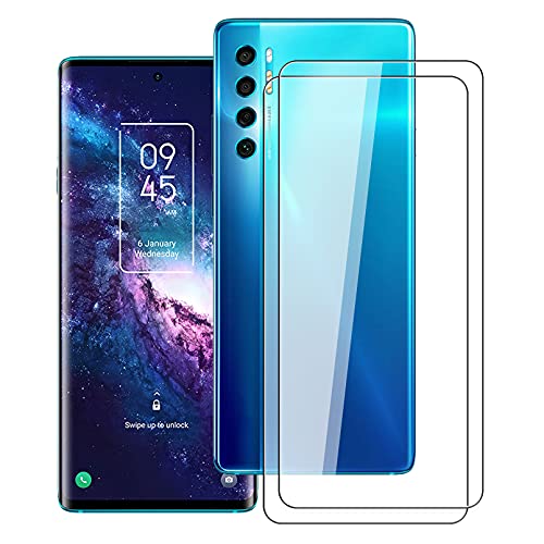 KJYF [2 Piezas] Protector de Pantalla Cristal Templado para TCL 20 Pro 5G Dual SIM (6.67'), Anti Dactilares Resistente Vidrio Templado,Cristal Vidrio Templado Protector