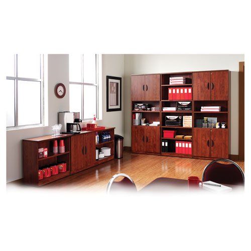 Alera Va638232Mc Valencia Bookcase, 6-Shelf, 31-3/4 X 14 X 80-3/8, Med. Cherry #TOP2