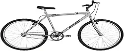 Bicicleta de Passeio Ultra Bikes Esporte Aro 26 Reforçada Freio V-Brake Sem Marcha Cinza Fosco (Space Gray)