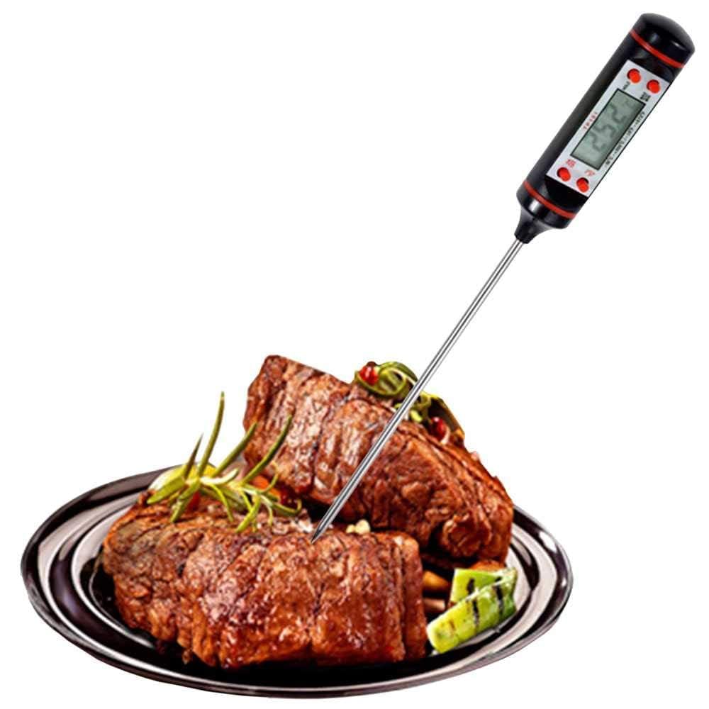 AEE® Dijital Mutfak Terazisi 10 Kg 1 Gr Hassasiyet + Dijital Gıda Termometresi Seti | -50°C +300°C | Mutfak, Pastacılık, Et, Tatlı ve Pişirme Ölçüm Seti