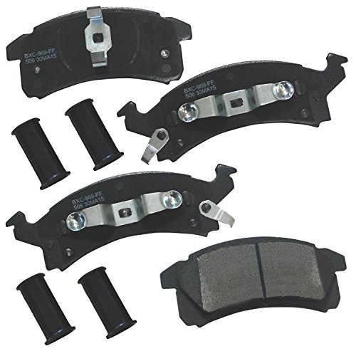 Image of Bendix Premium SBC506 Ceramic Front Brake Pads for Select Models Buick Skylark, Chevrolet Beretta, Cavalier, Corsica, Oldsmobile Achieva, Cutlass Calais, Pontiac Grand Am, Sunbird, Sunfire