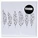 Kaisercraft Feathers KaiserColour Gift Card with Envelope, 6