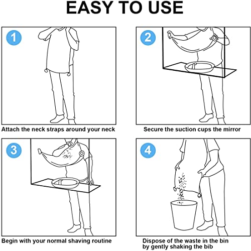 Male-Beard-Shaving-Apron-Care-Clean-Hair-Adult-Shaver-Holder-Bathroom-Organizer-for-Man-Beard-Trimming-Catcher-Bib-for-Shaving-Hair-Clippings-Waterproof-Non-Stick-Hair-Catcher-Grooming-Cloth