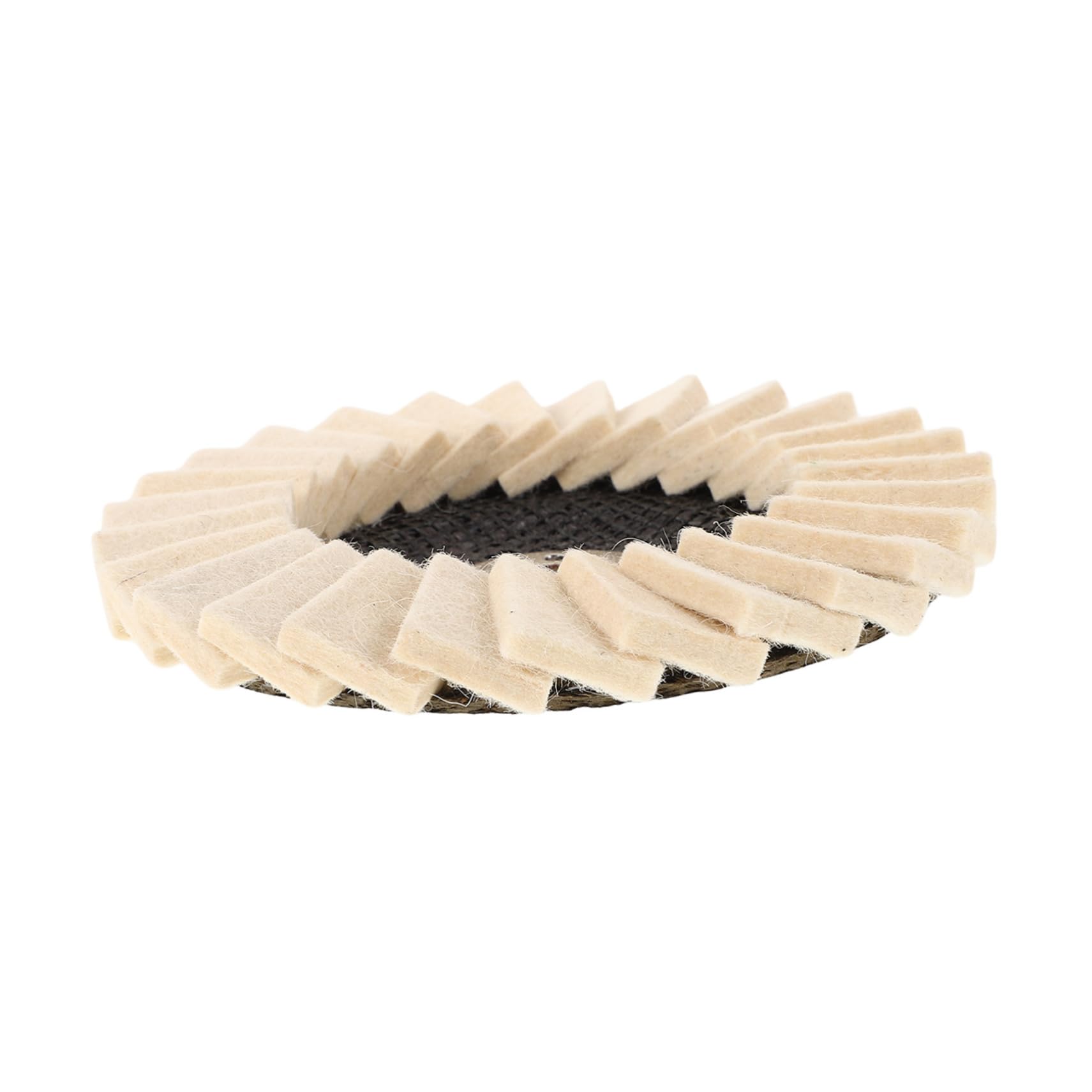 Unomor Wool Buffing Polishing Pad Durable Wool Felt Disc for Angle Grinder Efficient Multi Surface Polishing Wheel for Metal Glass and Jewelry Applications