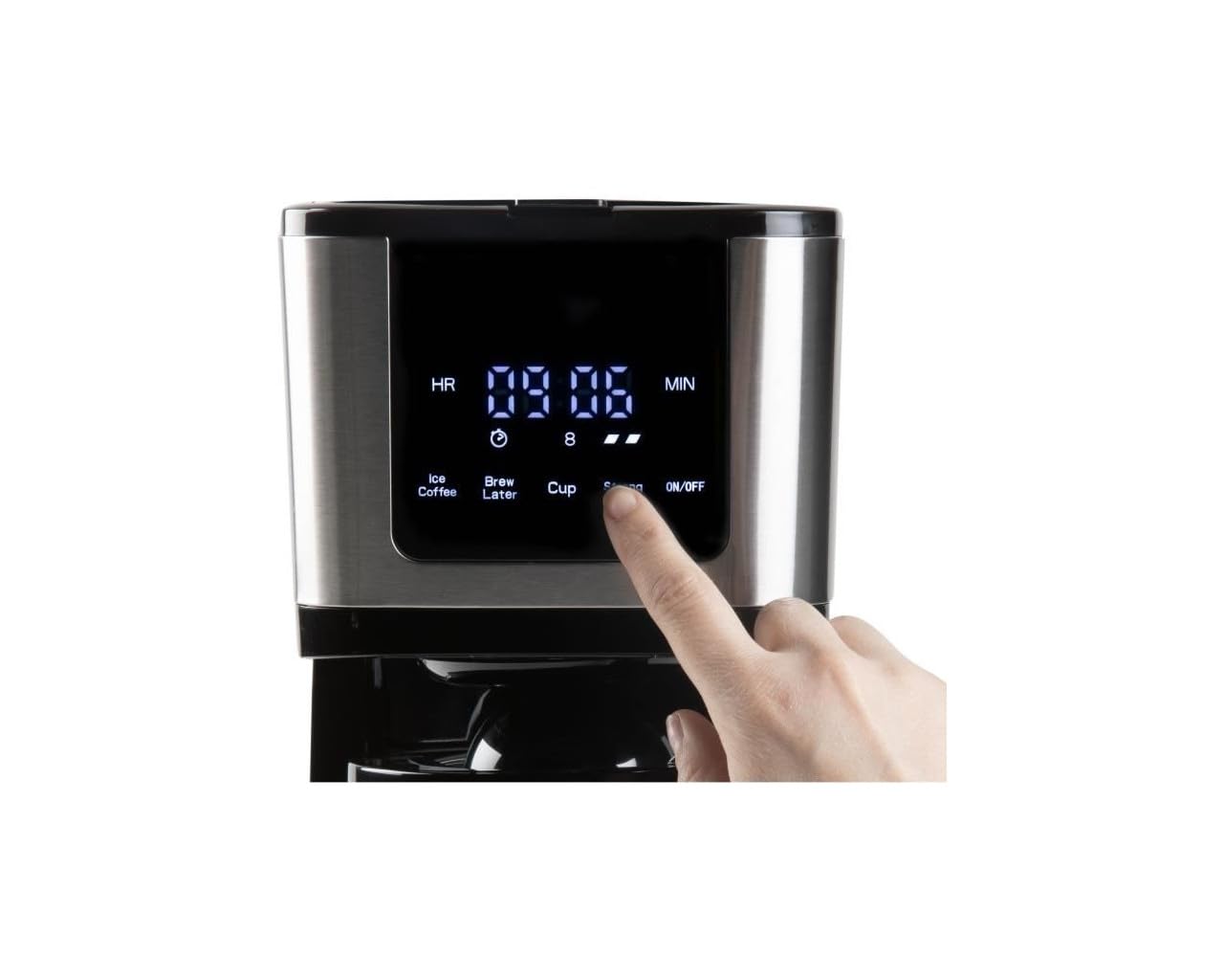 DOMO DO733K Cafetière 'My Favourite coffee' - incl. gobelet - 1,25 L - 900 W - noir