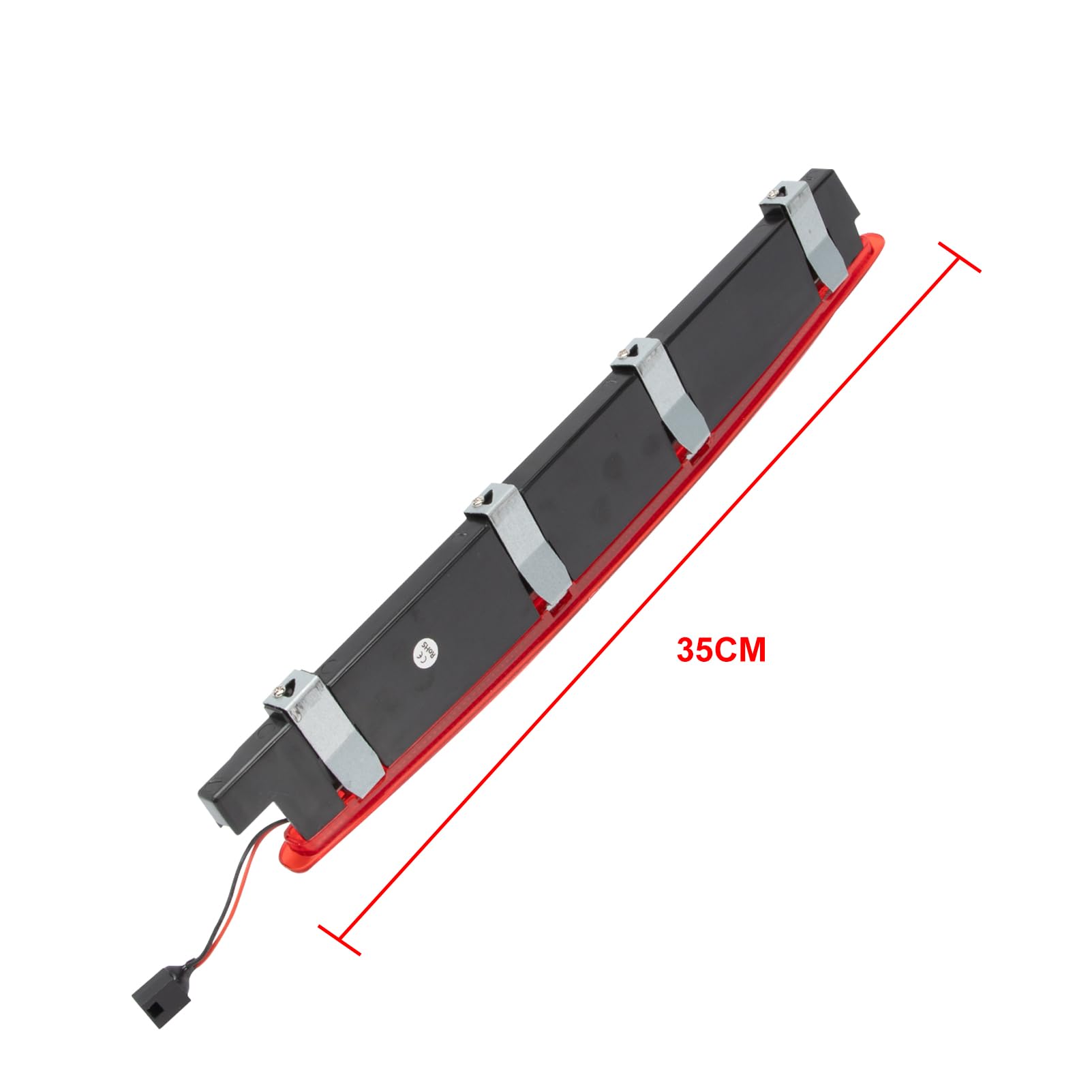 tercera luz de freno trasera LED Compatible con Clase C W203(2000-2007) A2038201456 Luz de freno LED de montaje alto