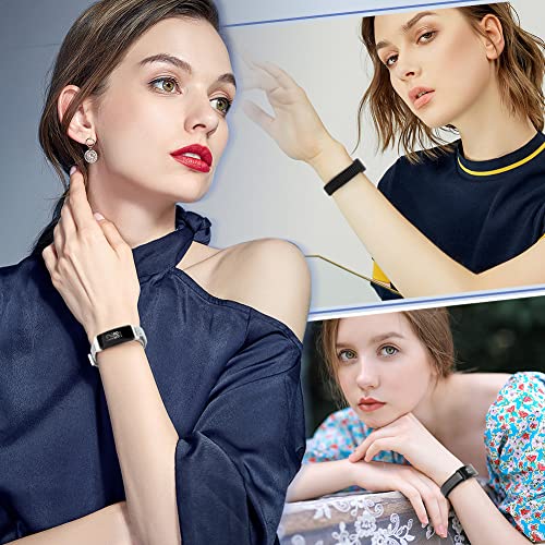 Image of Nylon Bands Compatible for Fitbit Inspire 3 /Inspire 2 /Inspire /Inspire HR /Ace 3 /Ace 2 Bands, Breathable Sport Replacement Straps Soft Adjustable Solo Loop Nylon Wristband for Women Men Kids