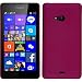 Produktbild PhoneNatic Case kompatibel mit Microsoft Lumia 540 Dual - Hülle pink gummiert Hard-case + 2 Schutzfolien