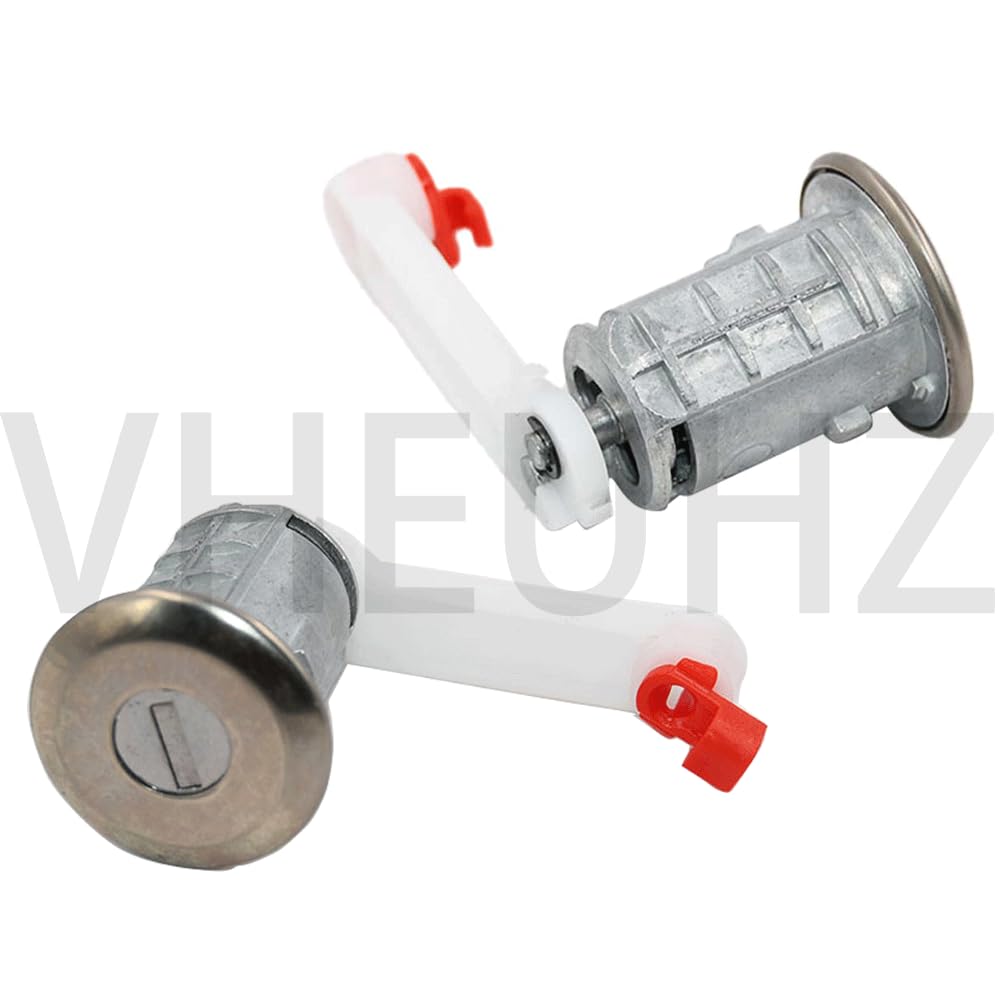 4 Serratura + 2 Cilindro Serrature a Cilindro Cilindri di chiusura delle porte dell'auto Compatibile con Renault Master 2 Mascotte Opel Movano 2 Nissan Interstar 1998-2009 7701470952 (4 pezzi)