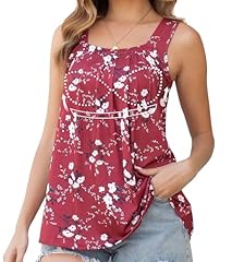 Square Neck-red Floral