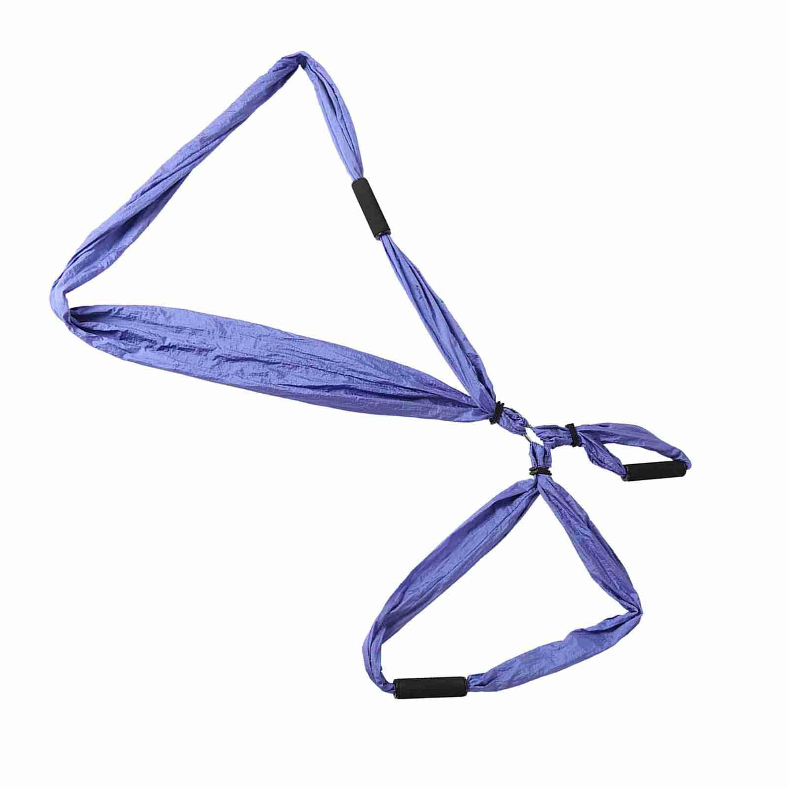 Demeras Yoga Trapez, Anti-Schwerkraft-Hängematte, leichte Yoga-Schaukel, hautfreundlich, atmungsaktiv für Fitness (Violett)
