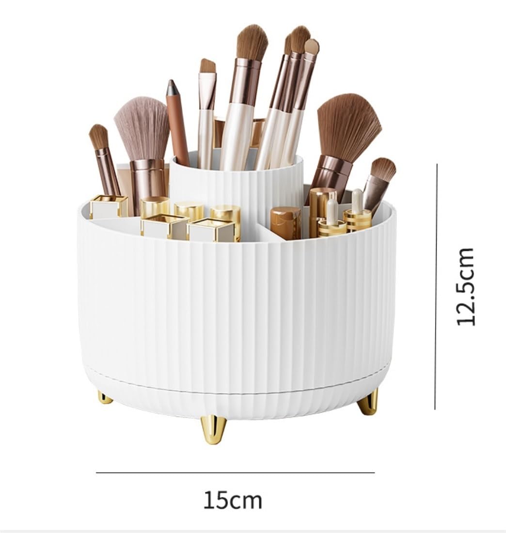 Organizzatore Scrivania Organizer da Scrivania Portapenne A Doppio Scopo per per Penne con 5 Slot per Articoli Artistici Ufficio(B)