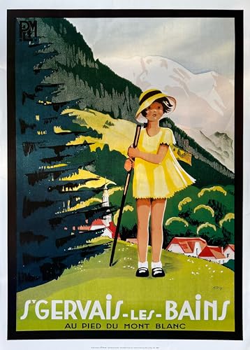 Affiche Saint Gervais - Toiry 50X70 Cm pour décoration murale
