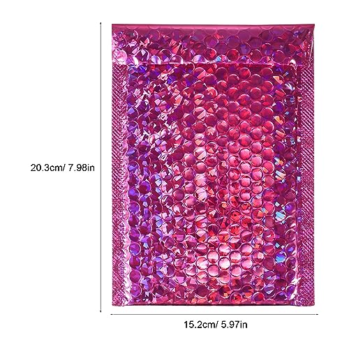 ULTECHNOVO Envelopes Acolchoados De Bolhas Holográficas De 16 Peças Envelopes Acolchoados Envelopes