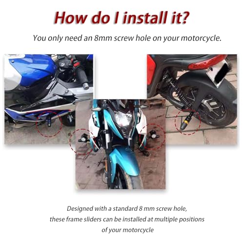 optrcn CNC Aluminum Frame Sliders for Grom