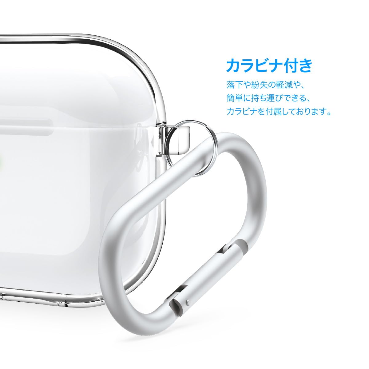 Amazon | 【elago】 AirPods 4 対応 ケース 透明 クリア カバー