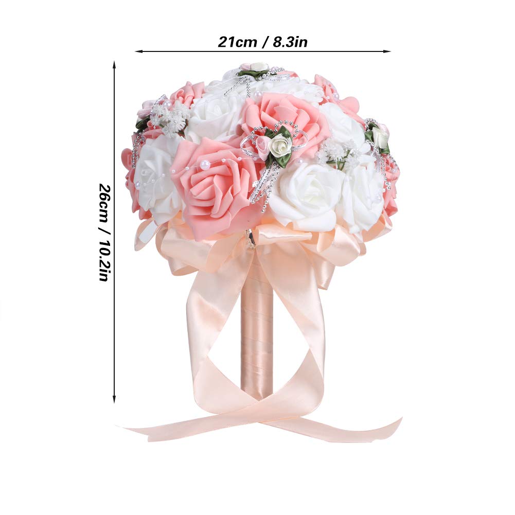 Bouchet Anniversario Fiori Seta Scarica 4k, Bouquet Da Sposa, Rose