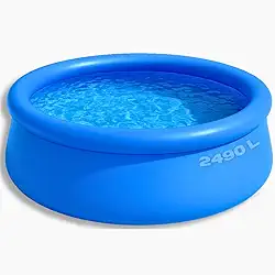 Piscina Infantil Inflável 2490 Litros Grande Redonda Quintal