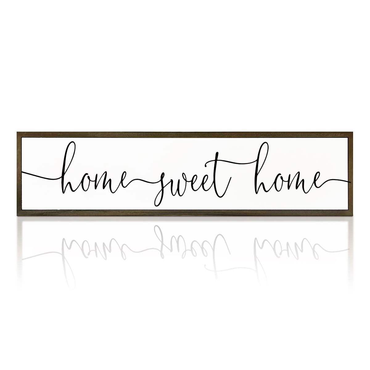 Home Sweet Home Signs, Rustic Wood Wall Plaque, Decorative Wooden Box Sign, Farmhouse Homes Decor for Living Room, Wall Decor Art, New Home Decoration, Housewar