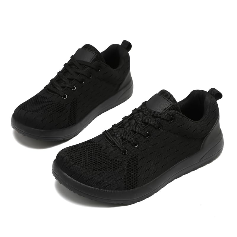 Image of Men Non-Slip Work Shoes Tennis Gym Sneakers Breathable Slip Resistant Lightweight and Comfortable for All-Day Wear Sports and Walking
