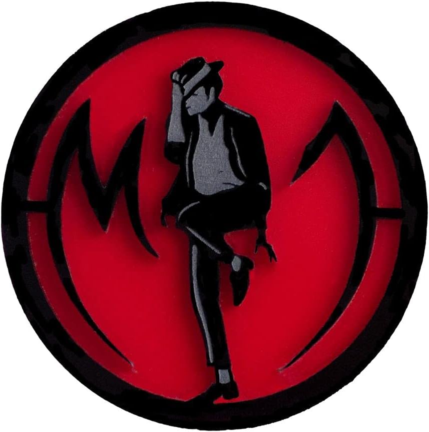 The Logo Man MJ Michael Jackson 3D Acrylic Sticker Car Bike Logo Decal Emblem