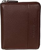 lea hollenstein Echtleder Marken Ledergeldbeutel mit 8 Kreditkartenfächer und 4 Steckfächer für Ausweise Fahrzeugschein oder Personalausweis 1 Netzfach für Foto oder ID-Card