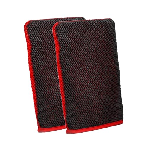 2 Pcs Fine Grade Synthetic Clay Mitt for Car Detailing