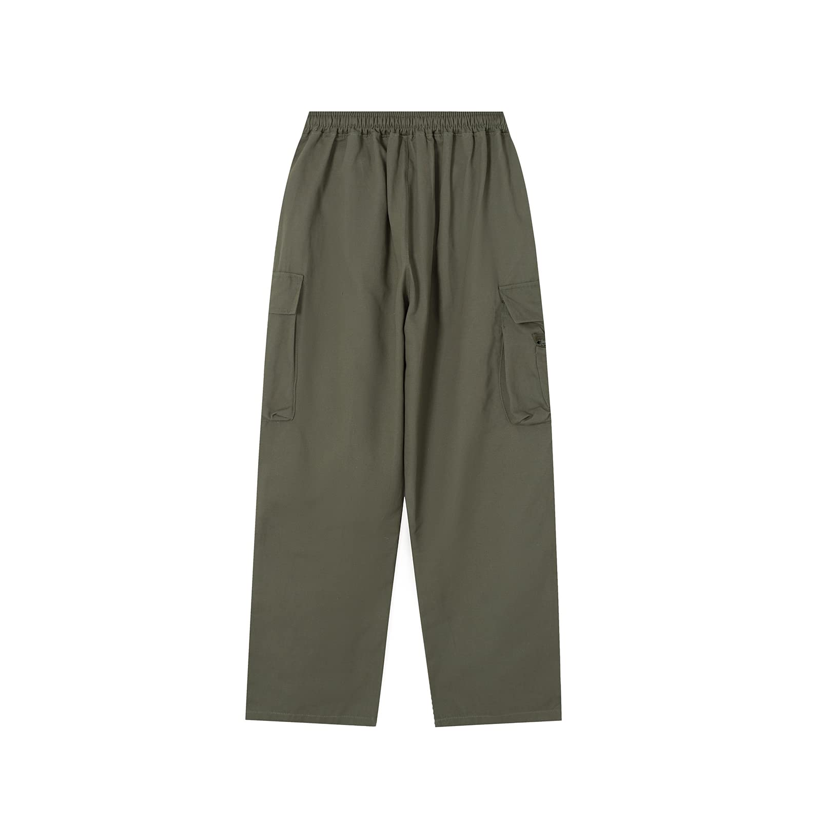 Unotobe Cargo Pants Women Baggy Hiking Y2K Harajuku Work Pants with Pockets (Army Green,S)