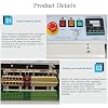 110V/60HZ Automatic Continuous Sealing Machine, FR770 Vertical Band Sealer for PVC Bag, Band Sealer Machine with Pointer Temperature Control