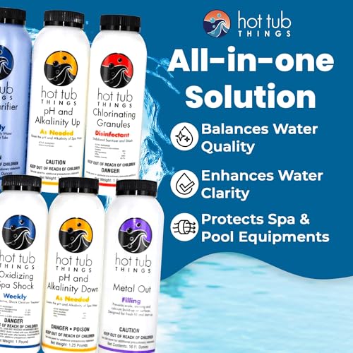 Image of Hot Tub Things Chlorine Starter Kit for Hot Tub & Spa Maintenance