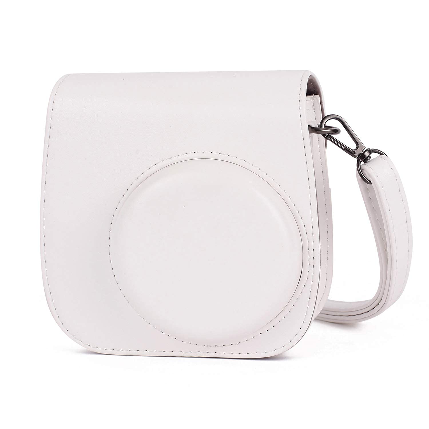 TEKTONIC White Instant Camera Case for Fujifilm Instax Mini 11 | PU Leather Protective Bag with Pocket & Adjustable Shoulder Strap-picture-19