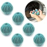 behone 6 pièces Boule de Lavage Machine a Laver Boule Anti Poils Machine A Laver Boules De Blanchisserie Réutilisable Machine à Laver Boule Pour enlever les poils d'animaux fourrure des draps