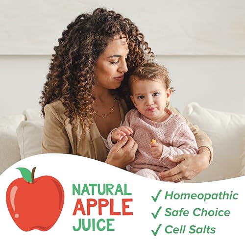 Image of Dr. Talbot's Infant Tummy Ache Relief with Cell Salts - 4 fl oz - Naturally Inspired Kids Stomach Relief - Natural Apple Flavor - Includes Syringe