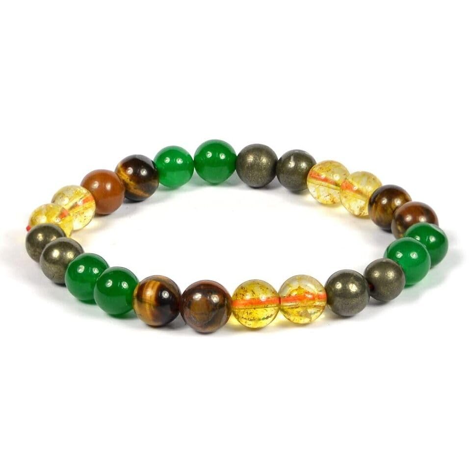 SOMYGEMS Pyrite Money Magnet Bracelet, Natural Gemstone Chakra Bracelet - Reiki Healing Stone Jewelry for Men & Women, Bead Size 8 mm (B0CWTW8VP8) Amazon Price History, Amazon Price Tracker