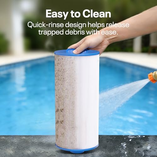 POOLPURE FC-2811 Spa Filter Replaces for Tuff Spa Filter, Jacuzzi 6540-723, Unicel 5CH-402, Filbur FC-2811, Del Sol Spas, Pleatco PJW40SC-F2M, 40 Sq.ft. Hot Tub Spas Filter Cartridge 2pack by POOLPURE - Used condition - Image 8